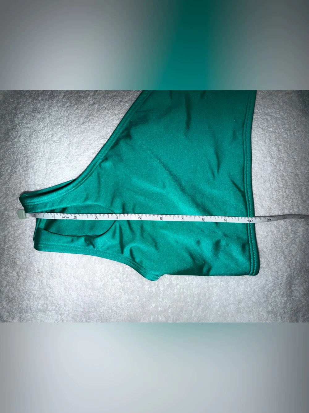 One-Shoulder Emerald Green Dance Set - Kids Costume